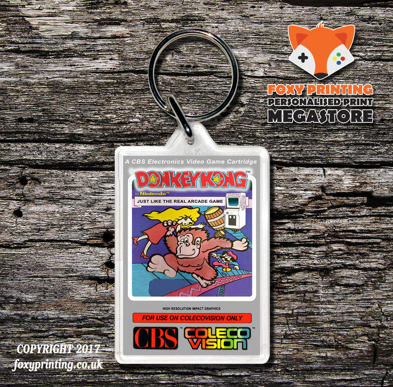 Coleco Donkey Kong None - Game Inspired Retro Gaming Keyring