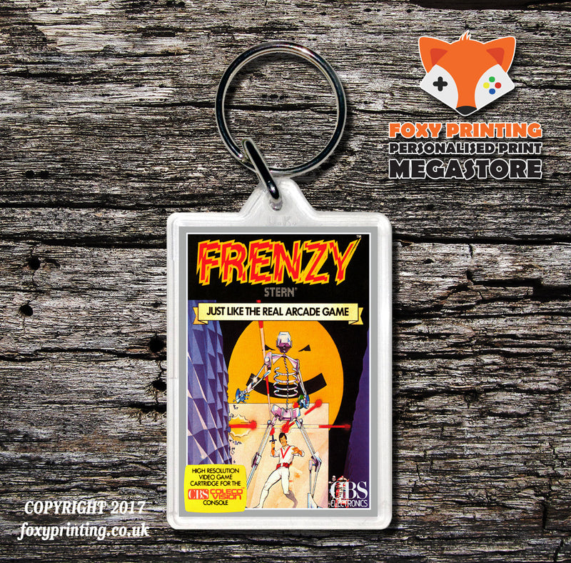 Coleco Frenzy Gb - Game Inspired Retro Gaming Keyring