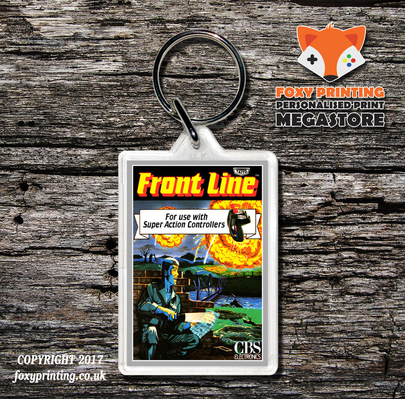Coleco Frontline Gb - Game Inspired Retro Gaming Keyring