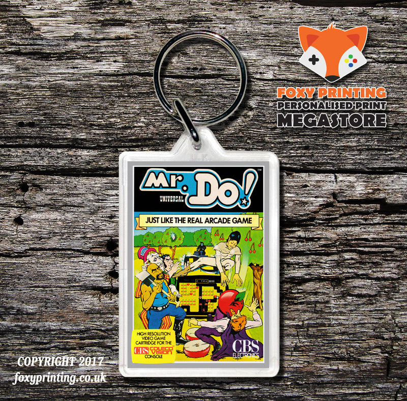 Coleco Mr Do Gb - Game Inspired Retro Gaming Keyring