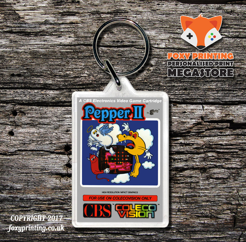 Coleco Pepper2 Au - Game Inspired Retro Gaming Keyring