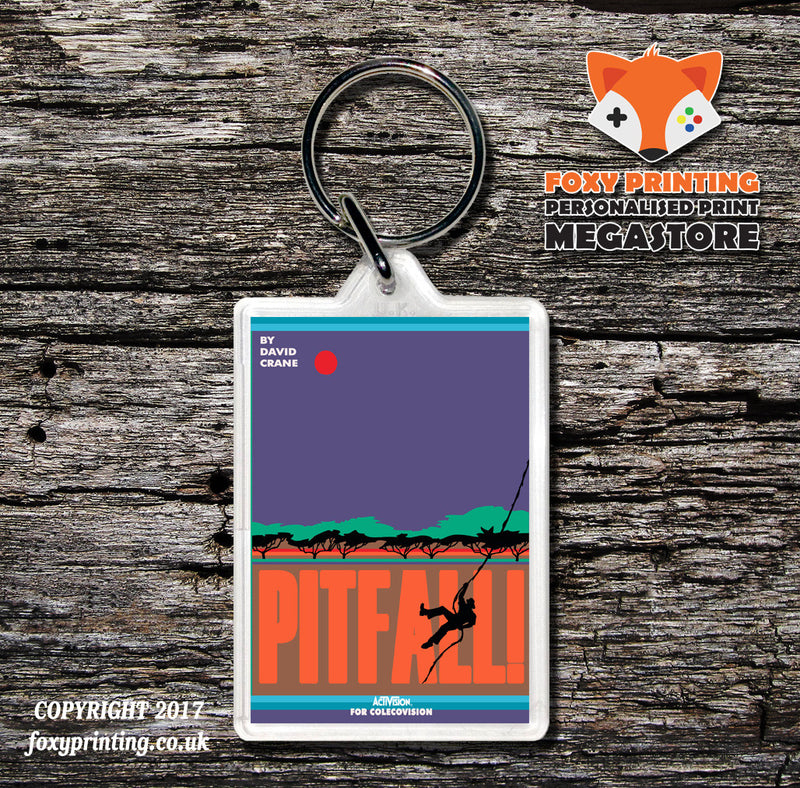 Coleco Pitfall - Game Inspired Retro Gaming Keyring