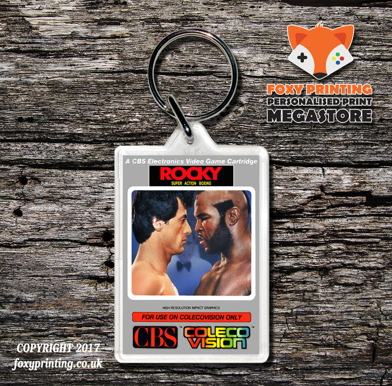 Coleco Rocky - Game Inspired Retro Gaming Keyring