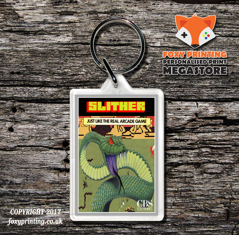 Coleco Slither Gb - Game Inspired Retro Gaming Keyring