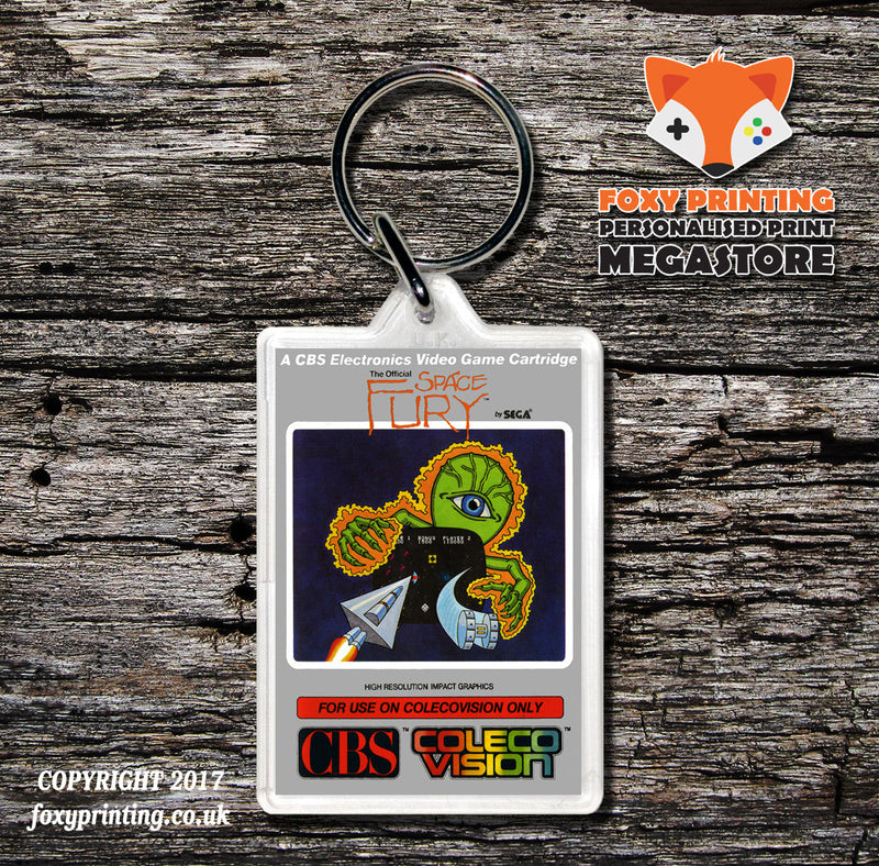 Coleco Space Fury Au - Game Inspired Retro Gaming Keyring