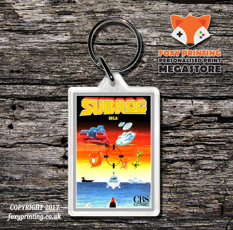 Coleco Subroc Gb - Game Inspired Retro Gaming Keyring