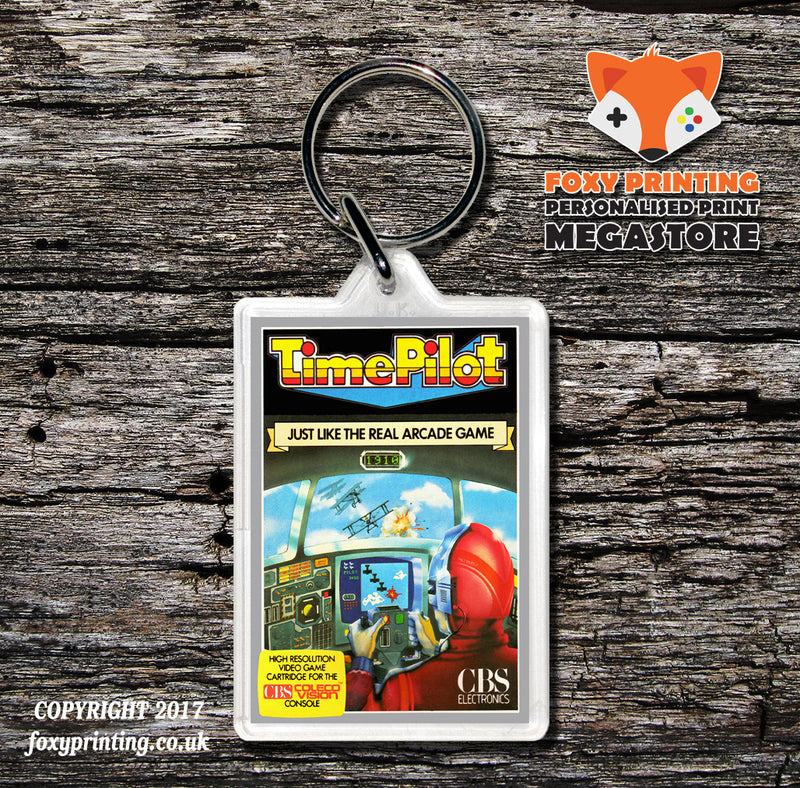 Coleco Time Pilot Gb - Game Inspired Retro Gaming Keyring
