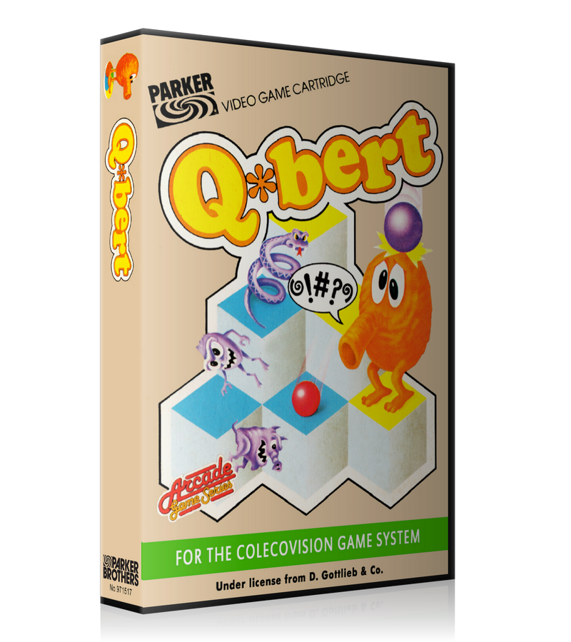 Q Bert Coleco Replacement Case Or Cover