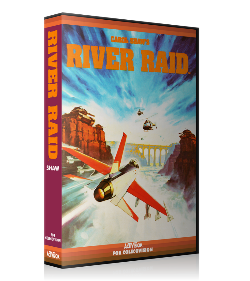 River Raid Coleco Replacement Case Or Cover