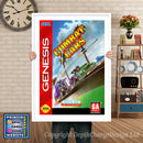 Combat Cars - Sega Megadrive Inspired Retro Gaming Poster A4 A3 A2 Or A1