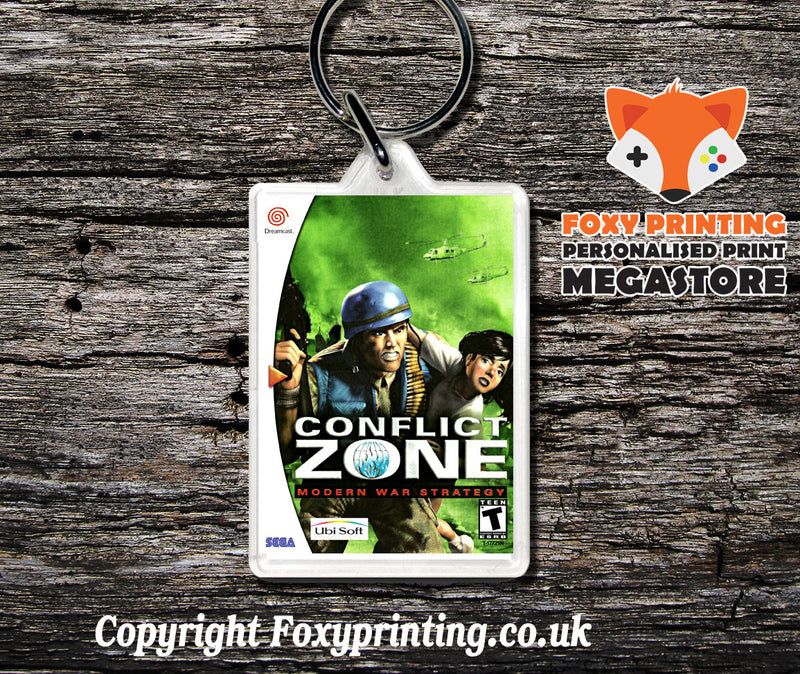 Conflictzone - Sega Dreamcast Game Keyring