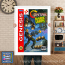 Contra Hard Corps - Sega Megadrive Inspired Retro Gaming Poster A4 A3 A2 Or A1