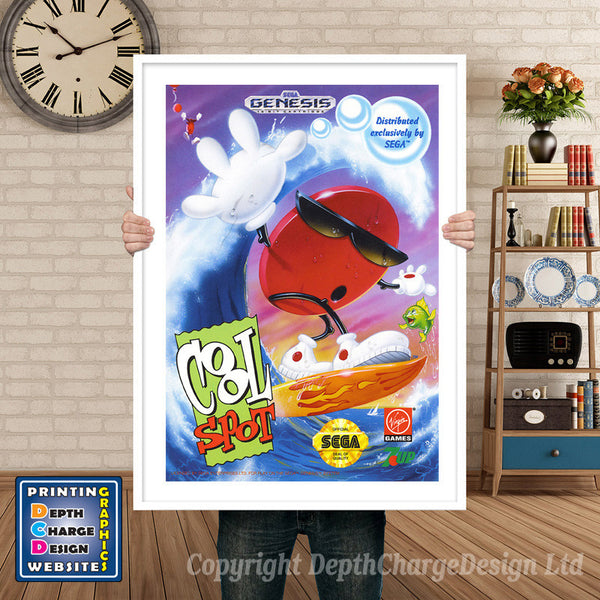 Cool Spot - Sega Megadrive Inspired Retro Gaming Poster