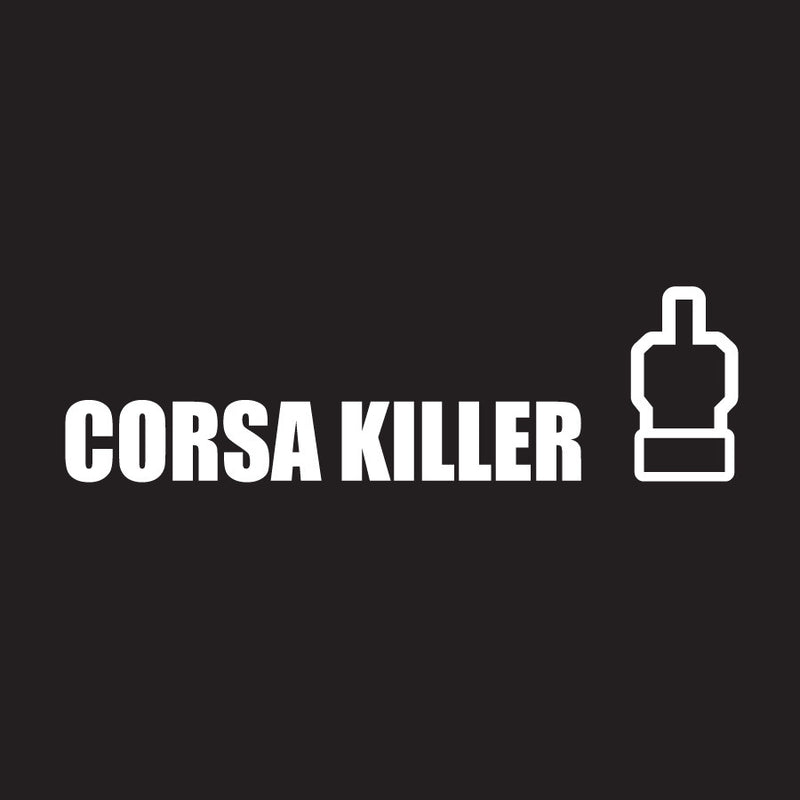 Corsa Killer Novelty Vinyl Car Sticker