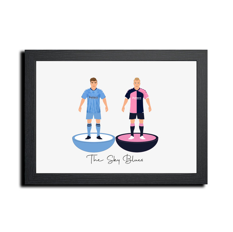 Coventry Football Club gift - Tiny Men Big Balls Poster