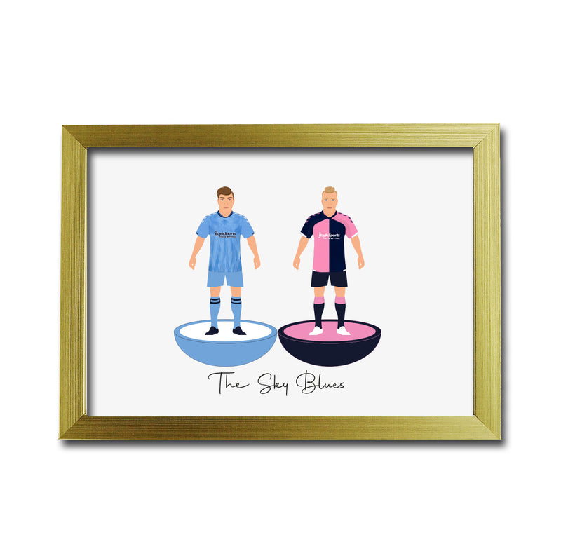 Coventry Football Club gift - Tiny Men Big Balls Poster