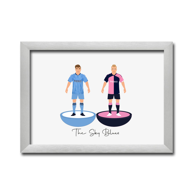 Coventry Football Club gift - Tiny Men Big Balls Poster