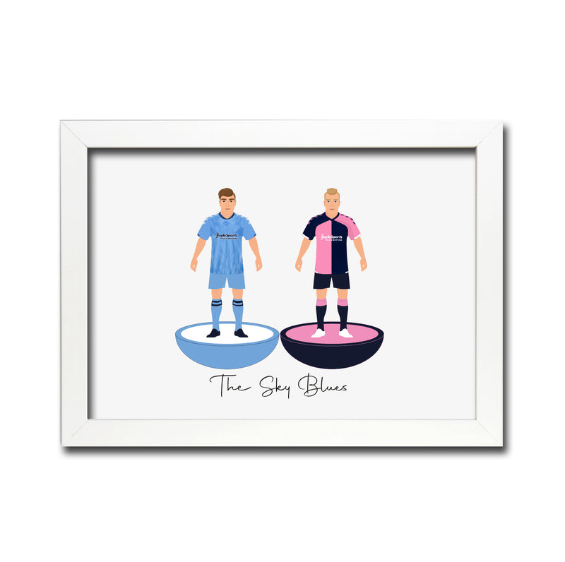 Coventry Football Club gift - Tiny Men Big Balls Poster