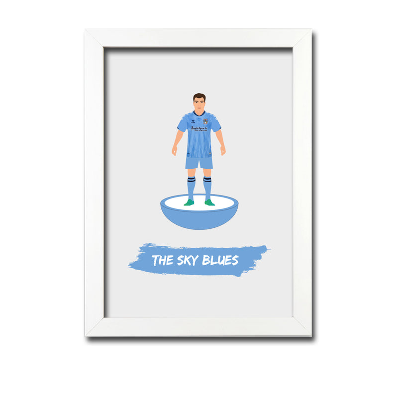 Coventry Football Club gift - The Sky Blues - Tiny Men Big Balls Poster