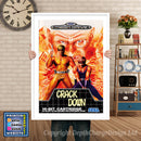 Crackdown Eu - Sega Megadrive Inspired Retro Gaming Poster A4 A3 A2 Or A1
