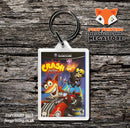 Crash Tag Team Racing Gamecube Game Inspired Retro Gaming Keyring