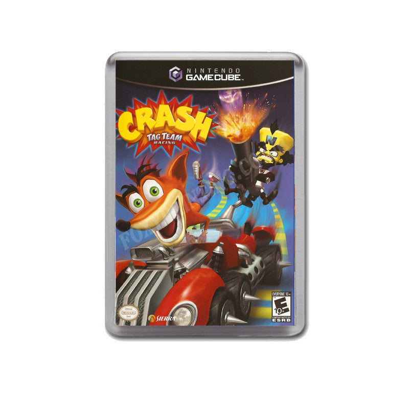 Crash Tag Team Racing Style Inspired Game Gamecube Retro Video Gaming Magnet