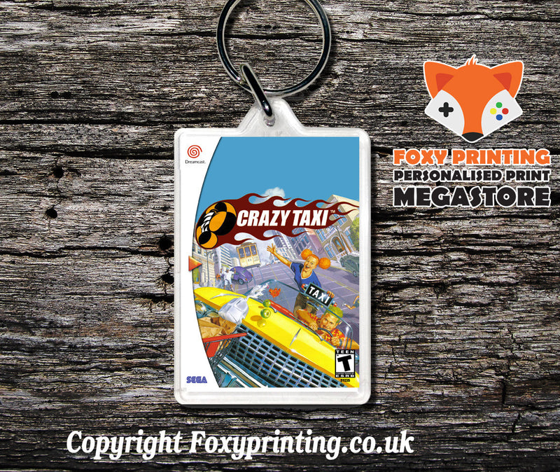 Craxytaxi 2 - Sega Dreamcast Game Keyring