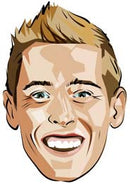 Peter Crouch Cartoon Maskfootball 2018 Celebrity Face Mask Fancy Dress Cardboard Costume Mask