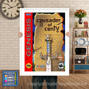 Crusader Of Centy - Sega Megadrive Inspired Retro Gaming Poster A4 A3 A2 Or A1