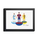 Crystal Palace Football Club gift - Tiny Men Big Balls Poster