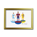 Crystal Palace Football Club gift - Tiny Men Big Balls Poster