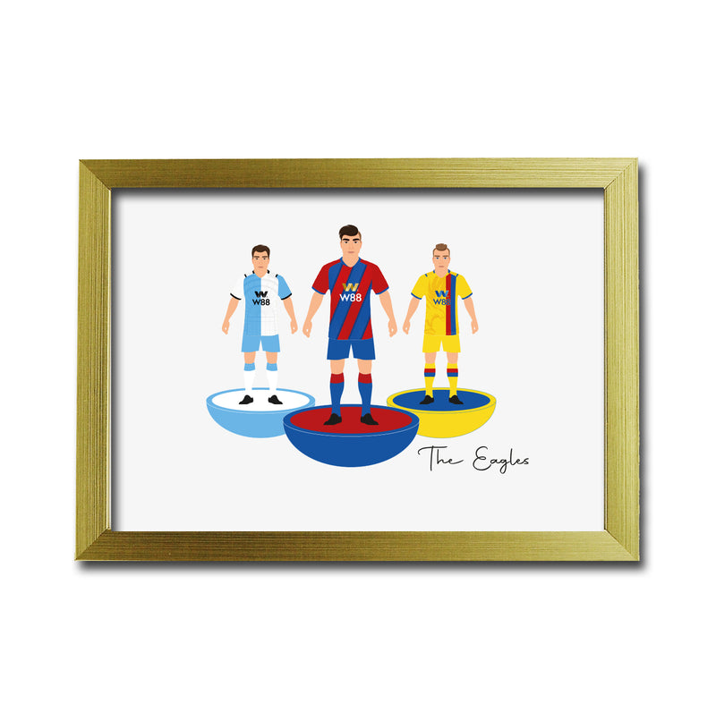 Crystal Palace Football Club gift - Tiny Men Big Balls Poster