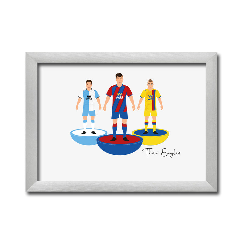 Crystal Palace Football Club gift - Tiny Men Big Balls Poster