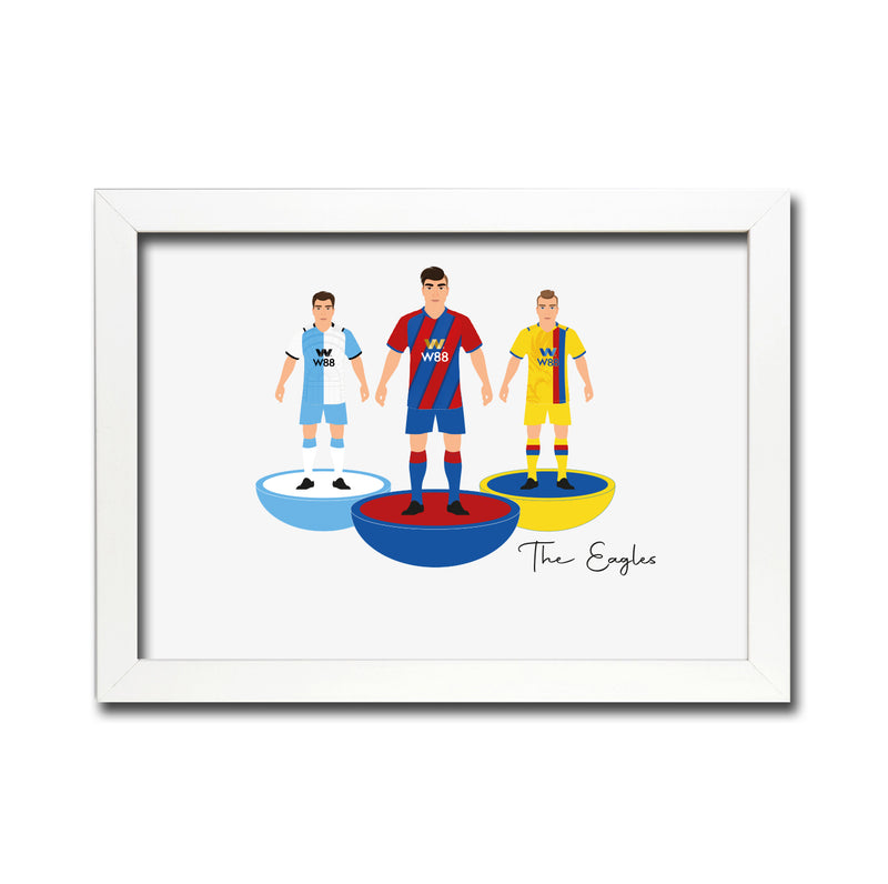 Crystal Palace Football Club gift - Tiny Men Big Balls Poster