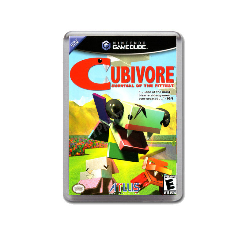 Cubivore Style Inspired Game Gamecube Retro Video Gaming Magnet