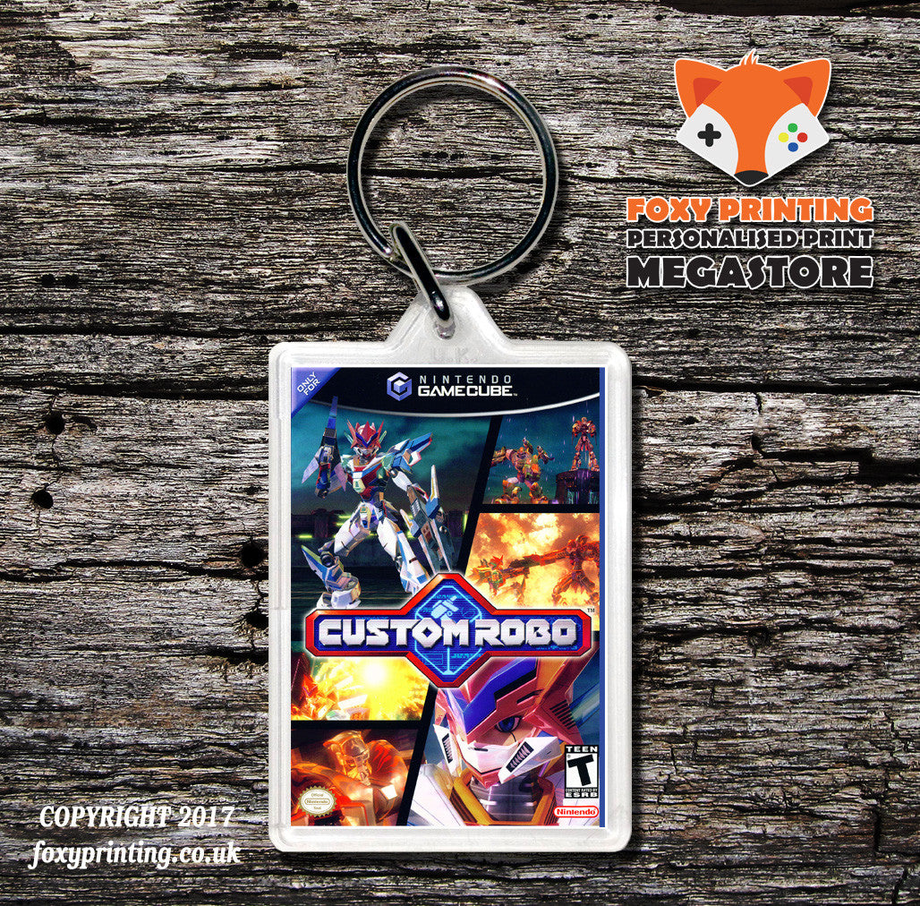 Custom Robo Gamecube Game Inspired Retro Gaming Keyring