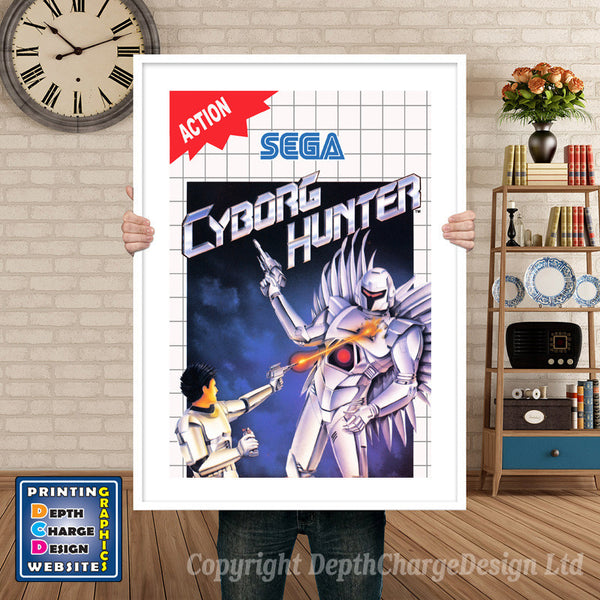 Cyborghunter_Eu Inspired Retro Gaming Poster