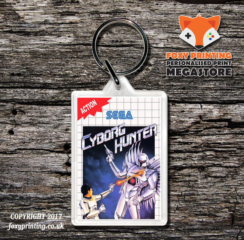Cyborg Hunter Eu - Sega Master System Keyring