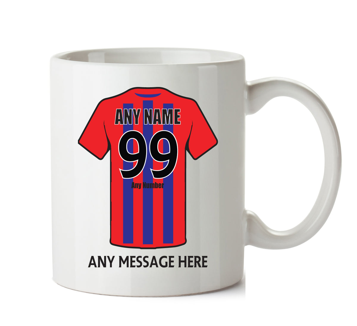 Dagenham And Redbridge INSPIRED Football Team Mug Personalised Mug – printed mug product image 1