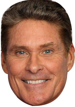 David Hasselhoff Celebrity Face Mask Fancy Dress Cardboard Costume Mask