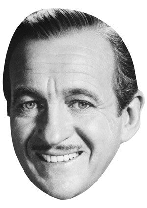 David Niven Celebrity Face Mask Fancy Dress Cardboard Costume Mask