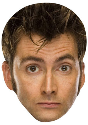 David Tennant Celebrity Face Mask Fancy Dress Cardboard Costume Mask