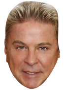 David Van Day Celebrity Face Mask Fancy Dress Cardboard Costume Mask