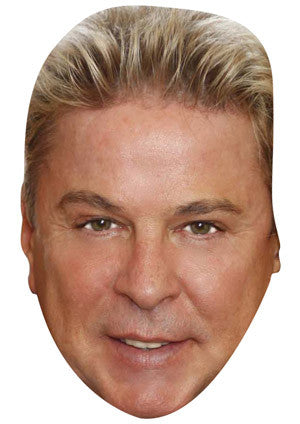 David Van Day Celebrity Face Mask Fancy Dress Cardboard Costume Mask