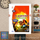 Alien Front Online - Sega Dreamcast Inspired Retro Gaming Poster A4 A3 A2 Or A1