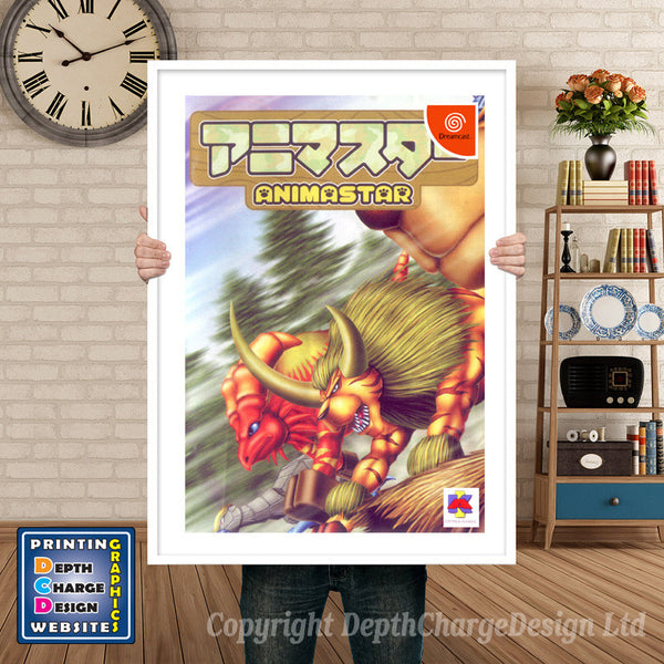 Animastar Jpn - Sega Dreamcast Inspired Retro Gaming Poster