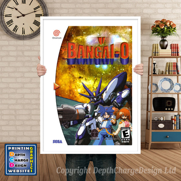 Bangaio - Sega Dreamcast Inspired Retro Gaming Poster