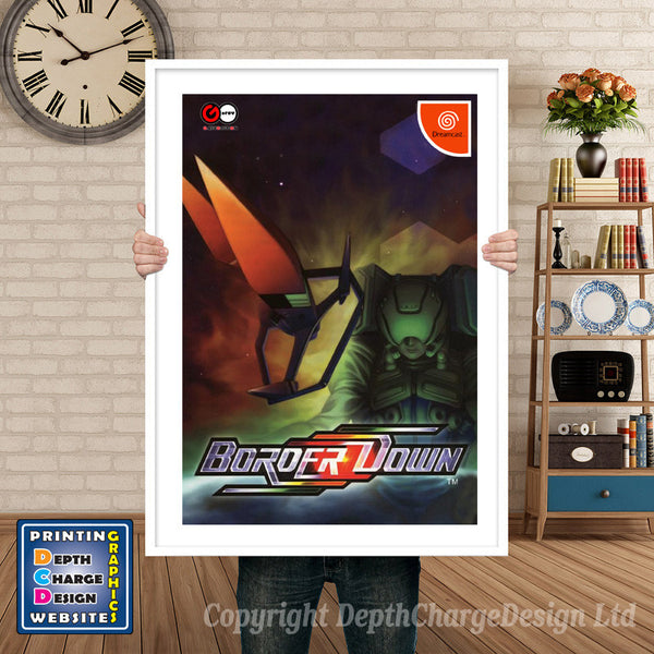 Borderdown Jp - Sega Dreamcast Inspired Retro Gaming Poster