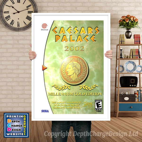 Caesar Spalace2000 - Sega Dreamcast Inspired Retro Gaming Poster