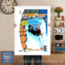 Championship Surfer - Sega Dreamcast Inspired Retro Gaming Poster A4 A3 A2 Or A1